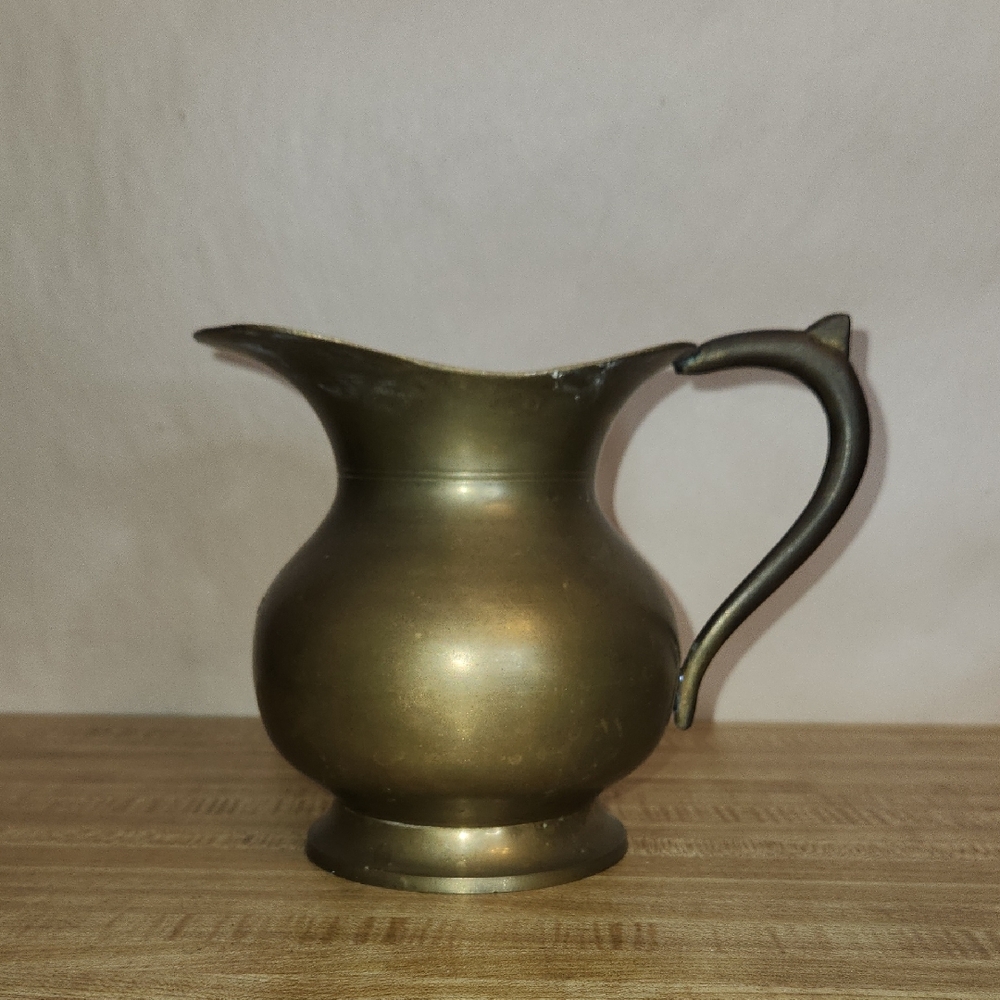 Vintage Brass Pitcher